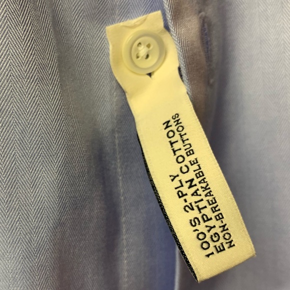 Brand new Joseph Abboud blue button down. 22 34/35 - Picture 5 of 8